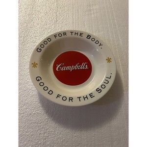 Arcopal France Campbell’s Soup Bowl Fleur-de-lis 8.5” Dia Vintage Rare